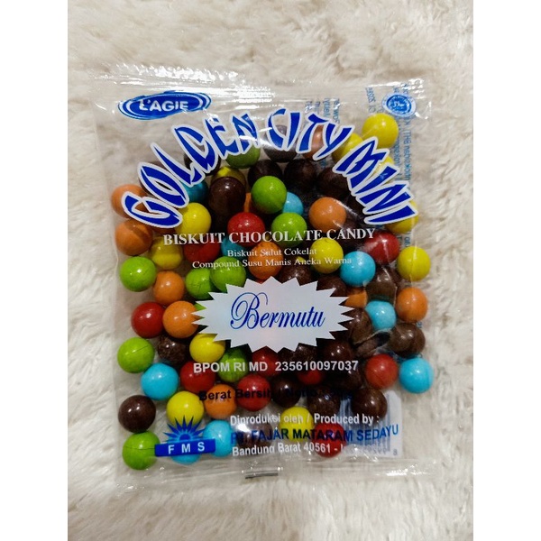 

L'agie golden city mini 50gr/coklat ball mini warna warni