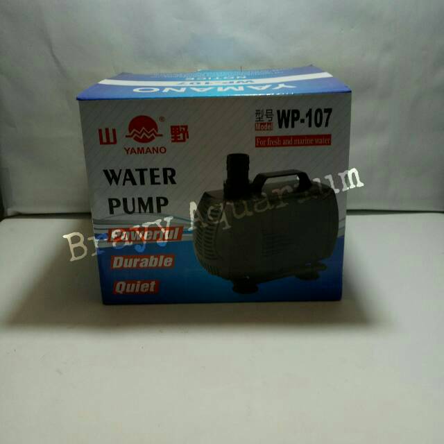 Pompa Kolam Ikan Koi 5000 Liter/H - Mesin Air Terjun Celup Low Watt Submersible Aquarium Water Pump Yamano WP 107