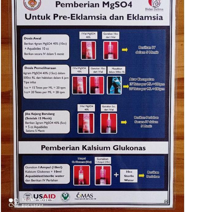 

【Penjualan Terbaik】✅COD (29) POSTER PEMBERIAN MGSO4 UNTUK PRE EKLAMSIA termurah se indonesia