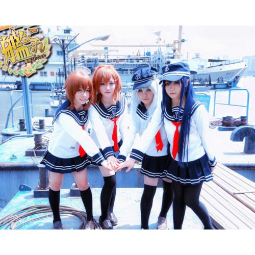 (Kantai Collection/kancoll) HIGH QUALITY costume cosplay Anime Japan Uniform seragam sekolah Ky009c