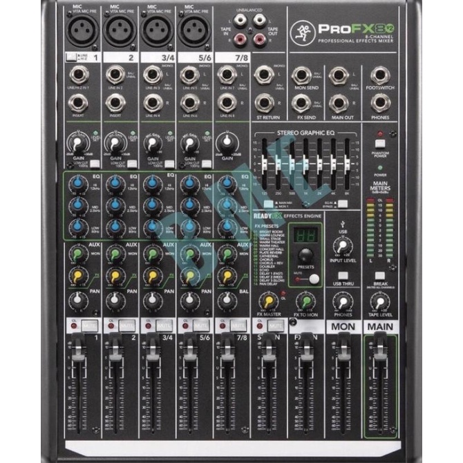Mixer Mackie Pro FX 8 V2 (Original)