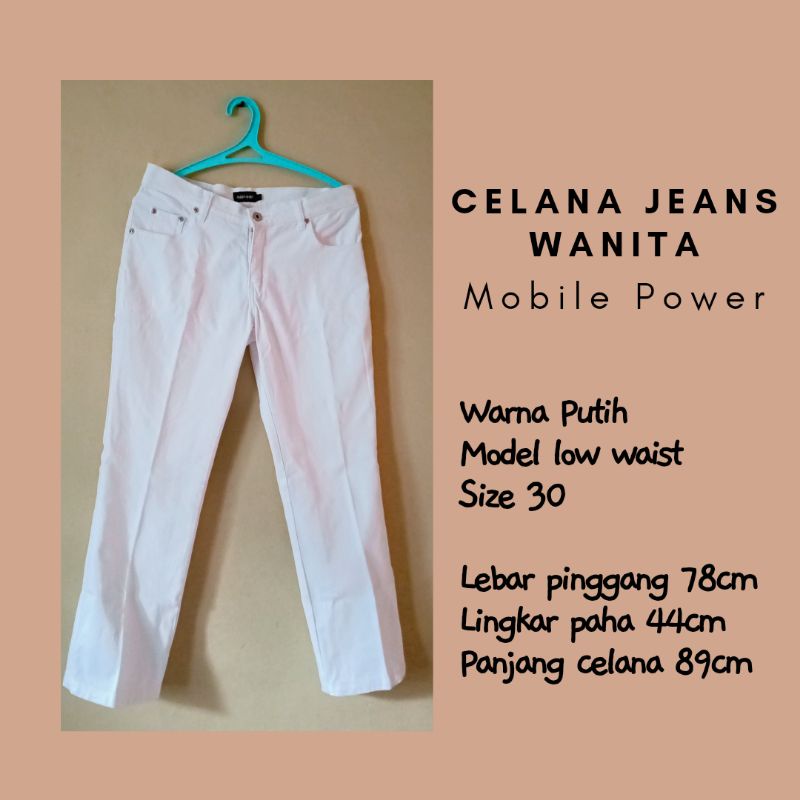 Preloved VVGC Celana Jeans Wanita Original Merk Lois, Cardinal