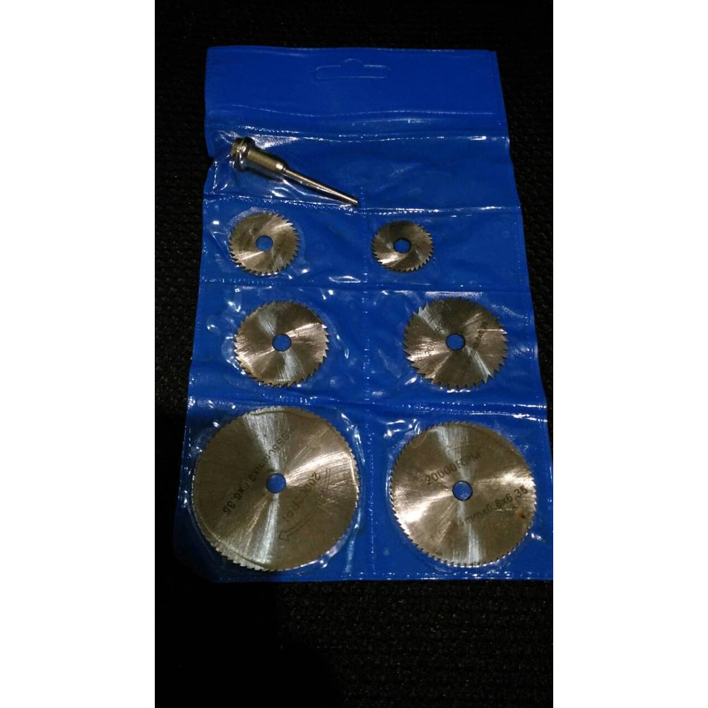 HSS Mata Potong Kayu,plastik dan akrilik Mini Grinder Hacksaw 6 pcs