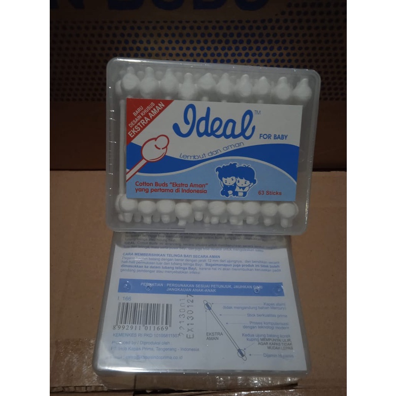 IDEAL Cotton Buds Extra aman Box63 - I166