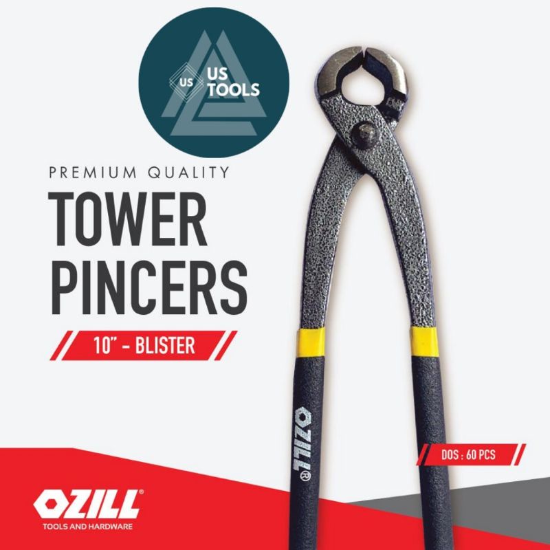 Tang Kakaktua 10 inch Ozill - Tang Gegep Kawat - Tang Catut - Tower Pincher