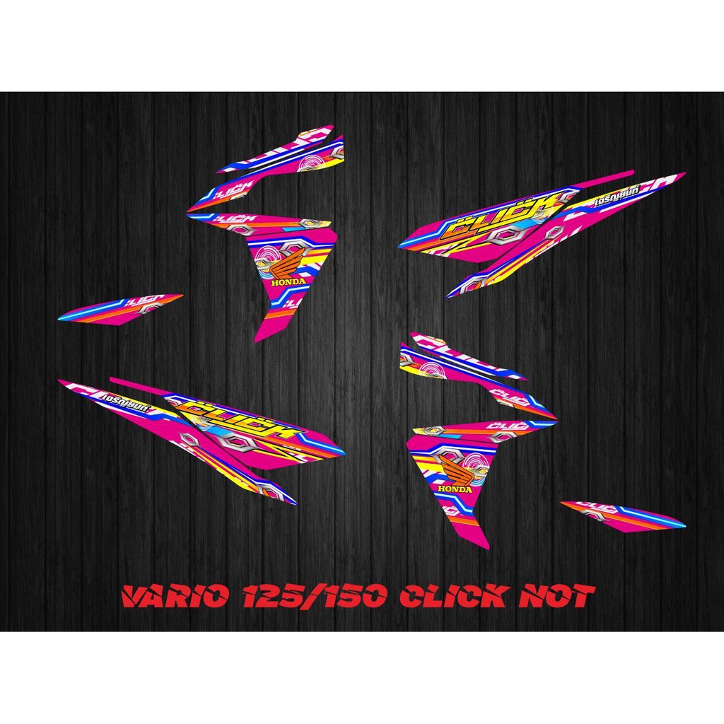 Stiker motor vario 125 150 2015-2017 click not