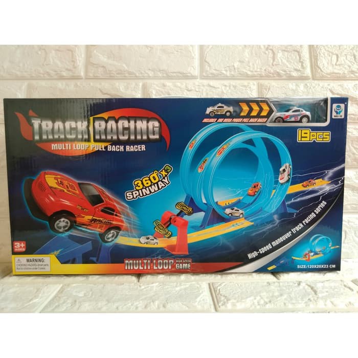 pull back racing car track