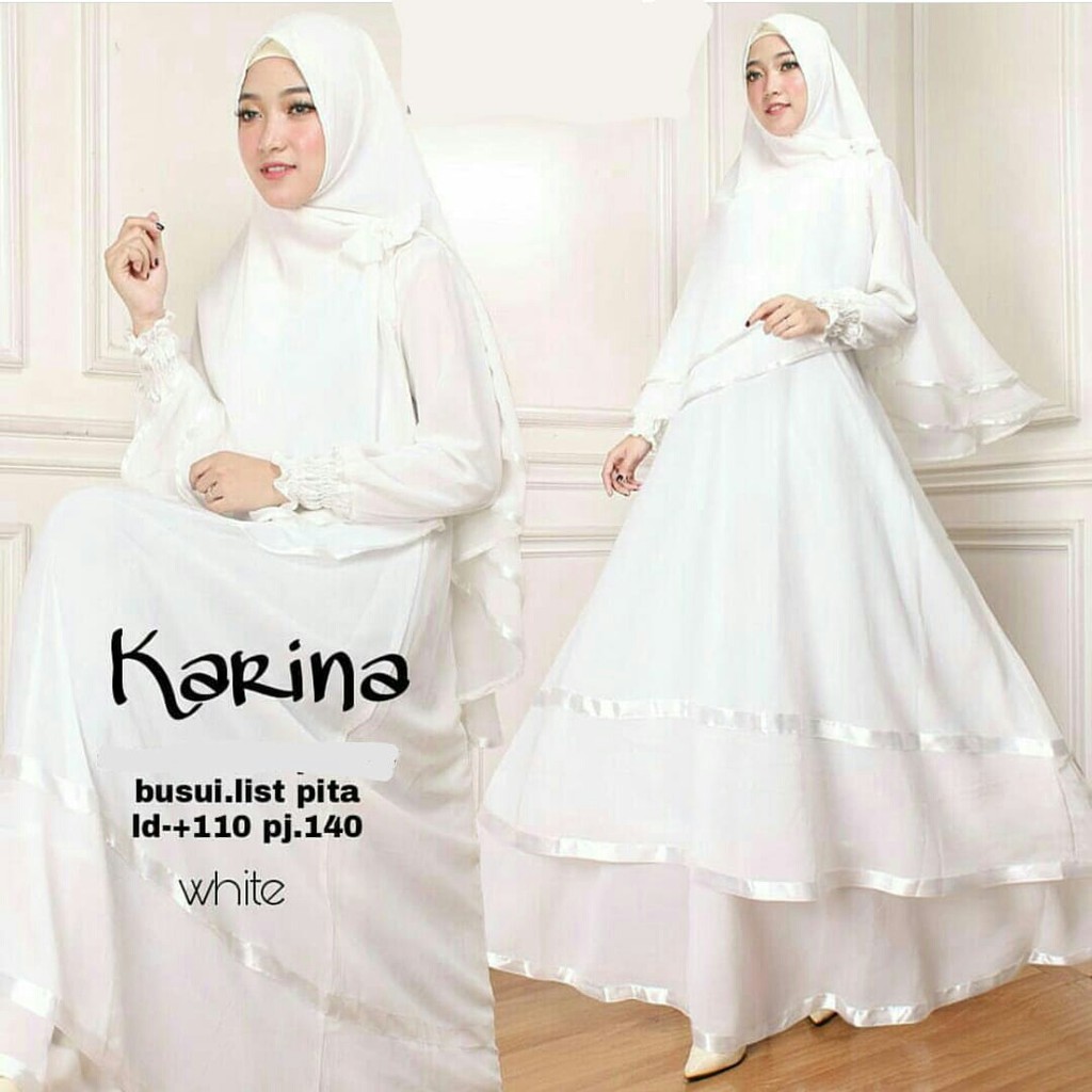 XC - MAXI KARINA SYARI / MAXI BUSUI / GAMIS KARINA SYARI / GAMIS WANITA TRENDY DAN TERLARIS