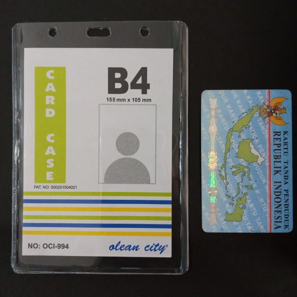 

(20 Pcs) Plastik Tempat ID Card mika Merk OCI/BIG Uk B4 Tempat Kartu Nama (mika Tebal)