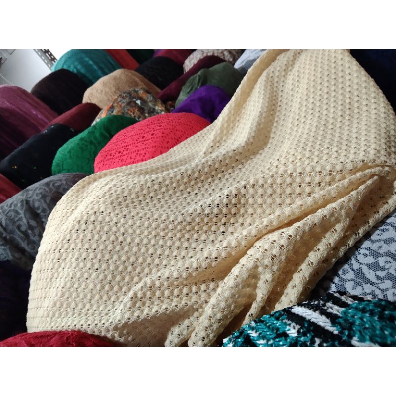 bahan/kain jala kaos