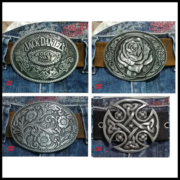 Force Welch | Retro/Vintage/Cowboy/Cowgirl Belt Buckle, Kepala Ikat Pinggang / Sabuk