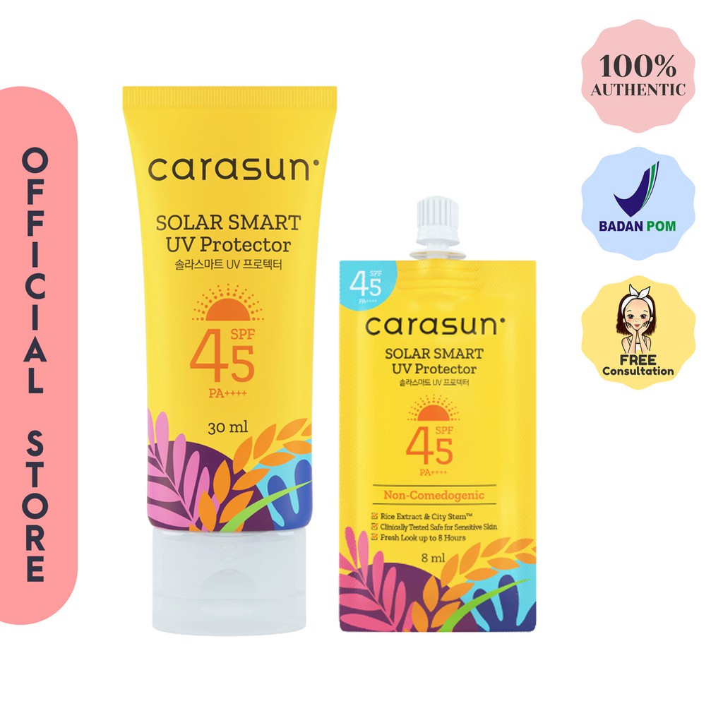 *ASTER* Carasun Solar Smart UV Protector SPF 45 PA++++ /Susncreen /Sun Protection /Tabir surya/Sunblock