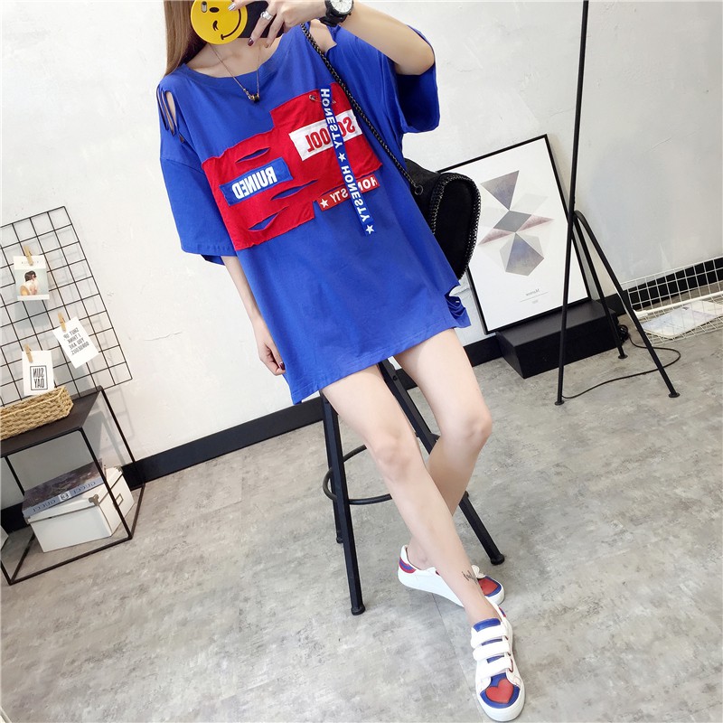 Kaos T shirt Model Longgar Lengan Pendek Tanpa Tali Untuk Kaos T shirt Model Longgar Lengan Pendek Tanpa Tali Untuk