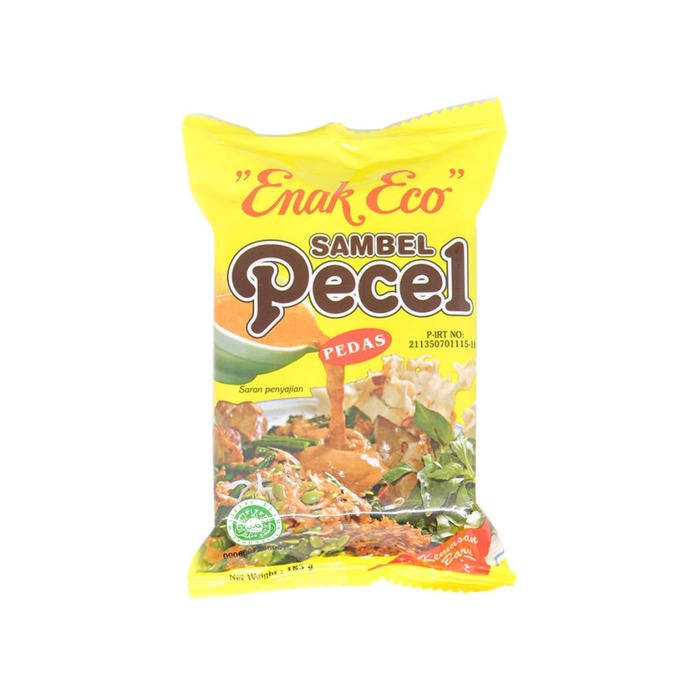 

Enak Eco Pecel Kotak 200 Pedas 185Gr