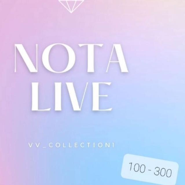 

☪ NOTA LIVE 100-200 (600g) ✵