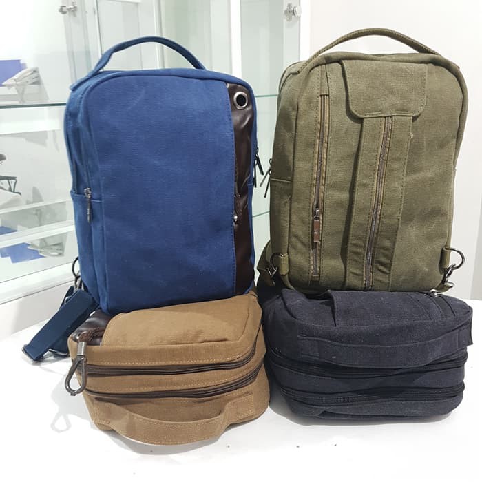 Mega_1688 Tas Selempang Ransel WEST WOOD MG490