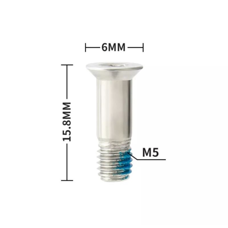 Baut Pulley RD Sepeda Stainless Steel Baut RD Pulley Bolt Wheel Guide