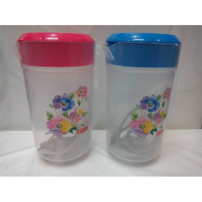 LION STAR Teko Listrik / Teko Air Minum (Elemen) (Bisa Masak Air Panas) K-3 Water Jug 2.1 L (Printed) / Pitcher / Kendi Air-2