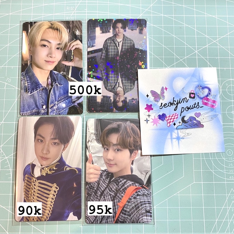 Enhypen official photocard pc Border : Carnival Up ver LD lucky draw Jay Jungwon Uwon Niki pob wv BD