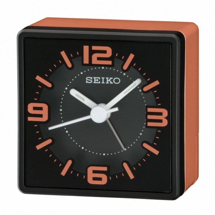 jam weker beker seiko qhe091 lumibrite beep alarm