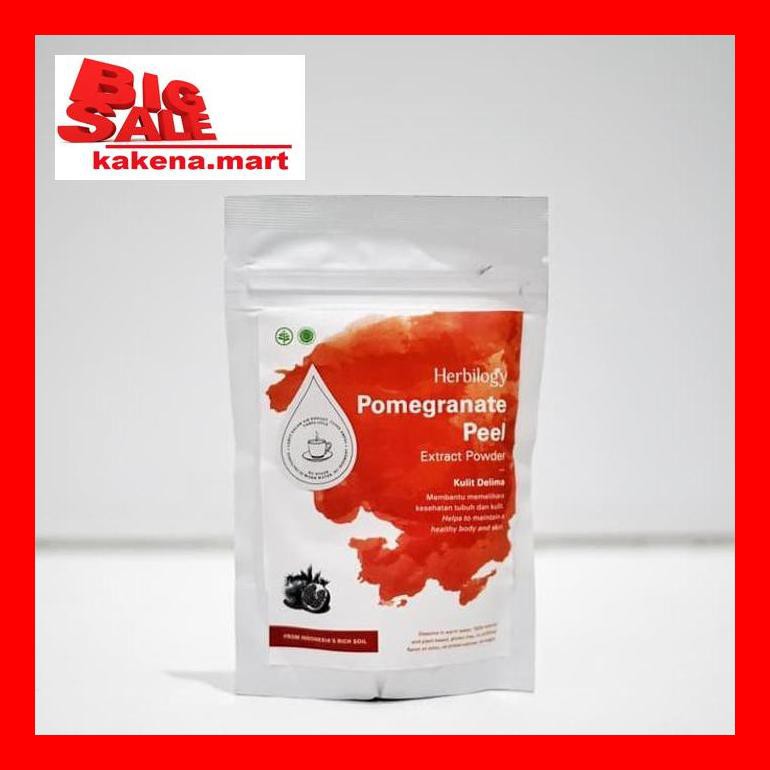 

Kak8Vitxd Herbilogy Pomegranate Peel Extract Powder 100G S50K50A