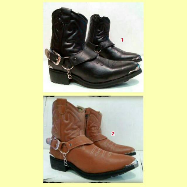  Sepatu Jenggel  Boots Pria Murah Kulit Adventure Kampus 