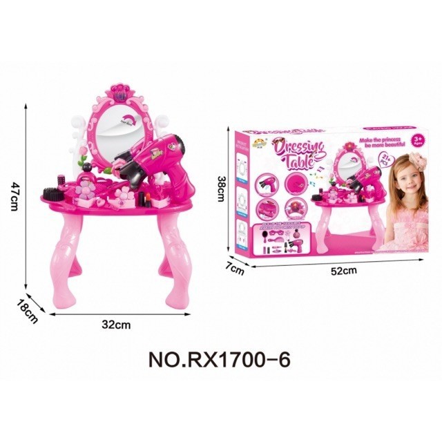 DRESSING TABLE 660-46 KADO MAINAN MEJA RIAS ANAK CEWE