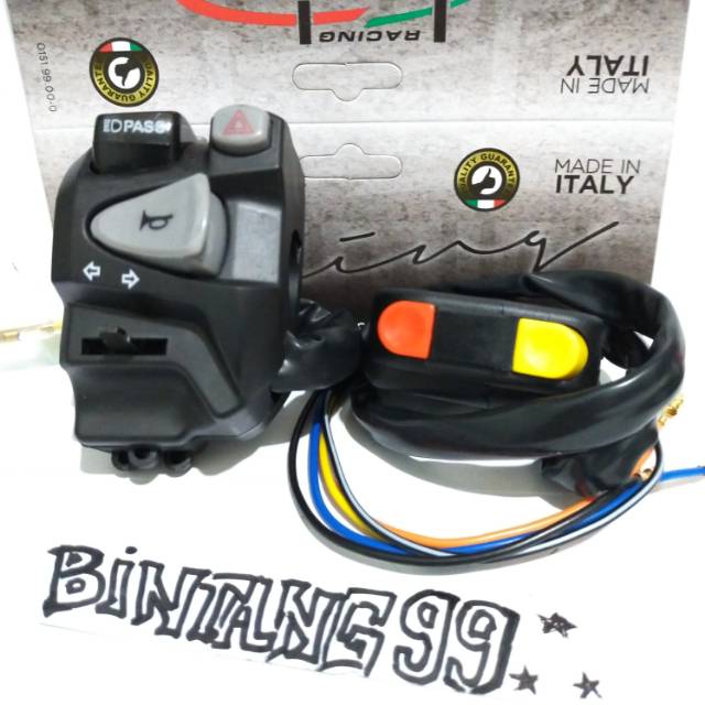 SAKLAR SET HOLDER KIRI KANAN DOMINO NMAX PCX VIXION DLL