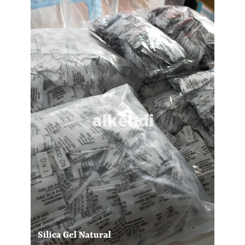 SILICA GEL NATURAL GROSIR (1 KG)