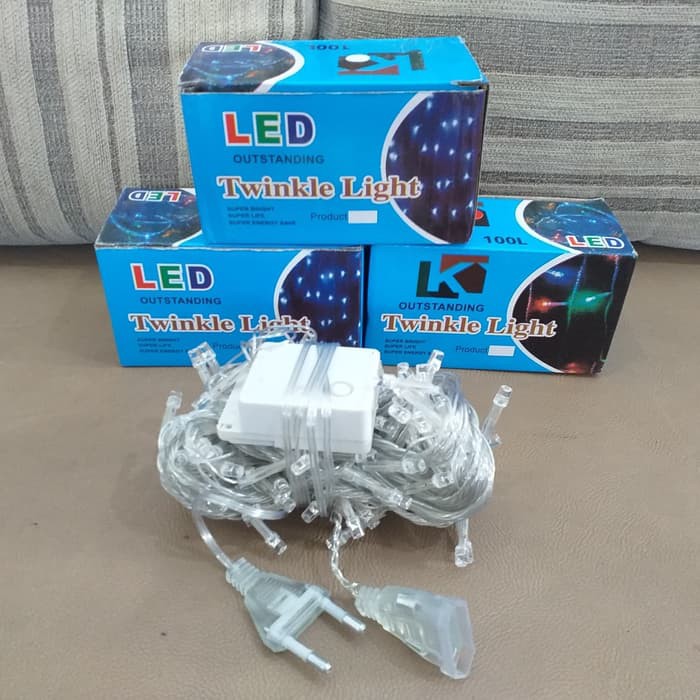 Lampu Natal Lampu Hias 100 Led 10m Bisa disambung KENLITE