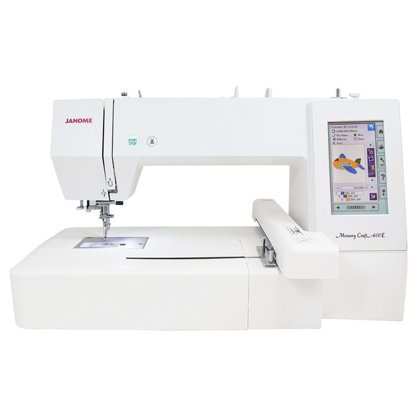 Janome Mc400e Mesin Portable Komputer Portable - Putih