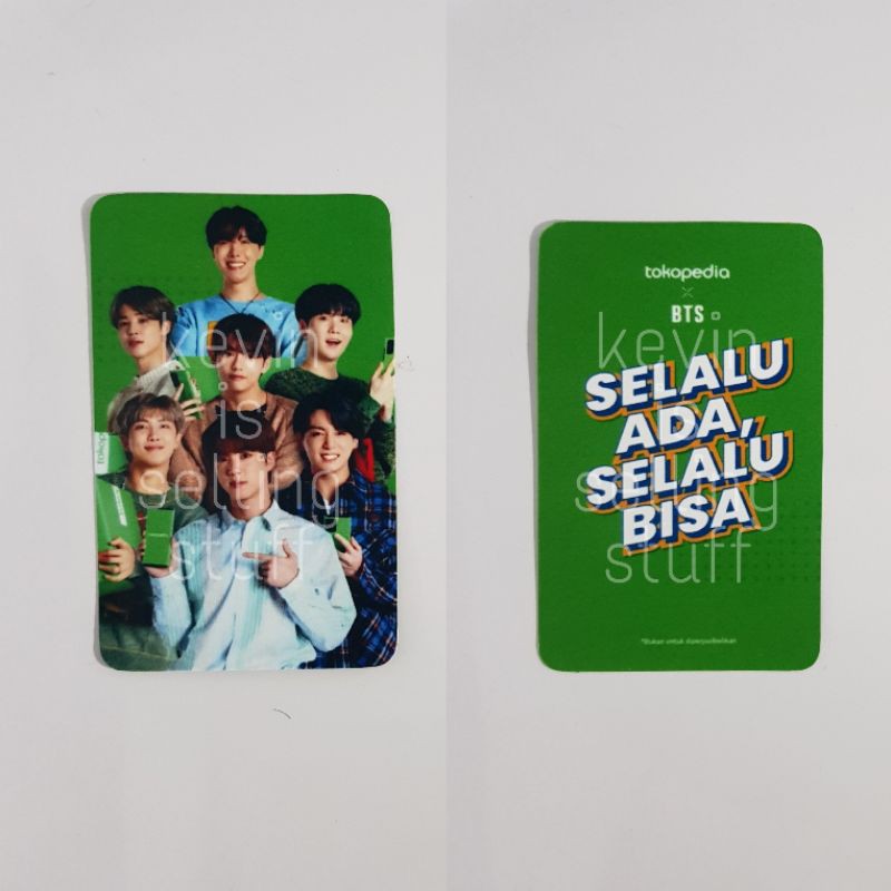 Unofficial BTS Photocard PC Limited Edition Toko Hijau
