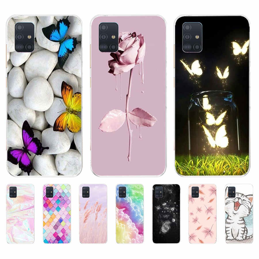 Samsung Galaxy A51 a50S Case Silicon Soft TPU Phone Cover Casing-0