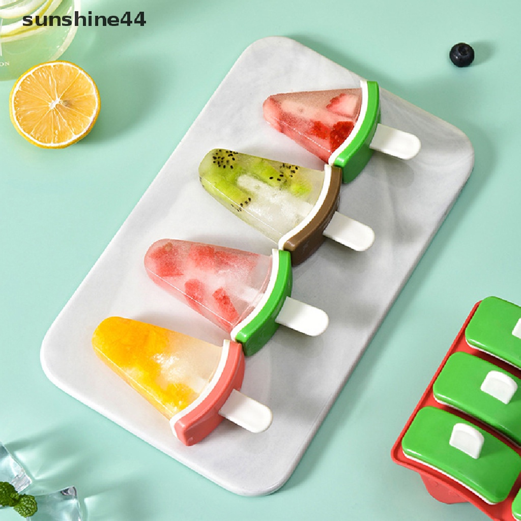 Sunshine Cetakan Es Krim Popsicle Homemade DIY Bentuk Semangka