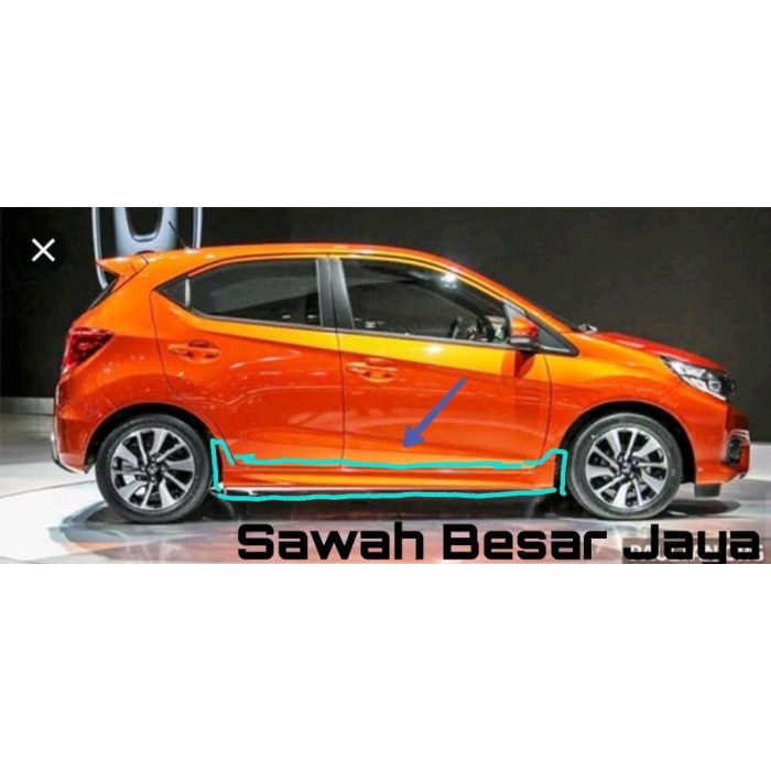 side skirt / body kit /trisplang samping all new brio satya / RS ori ORIGINAL Original original
