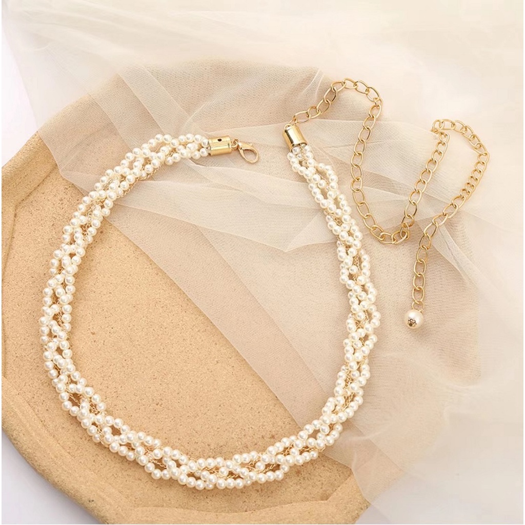 Ikat Pinggang Wanita MUTIARA KEPANG Korea Fashion Style  Women Pearl Belt Gasper Cewe Sabuk