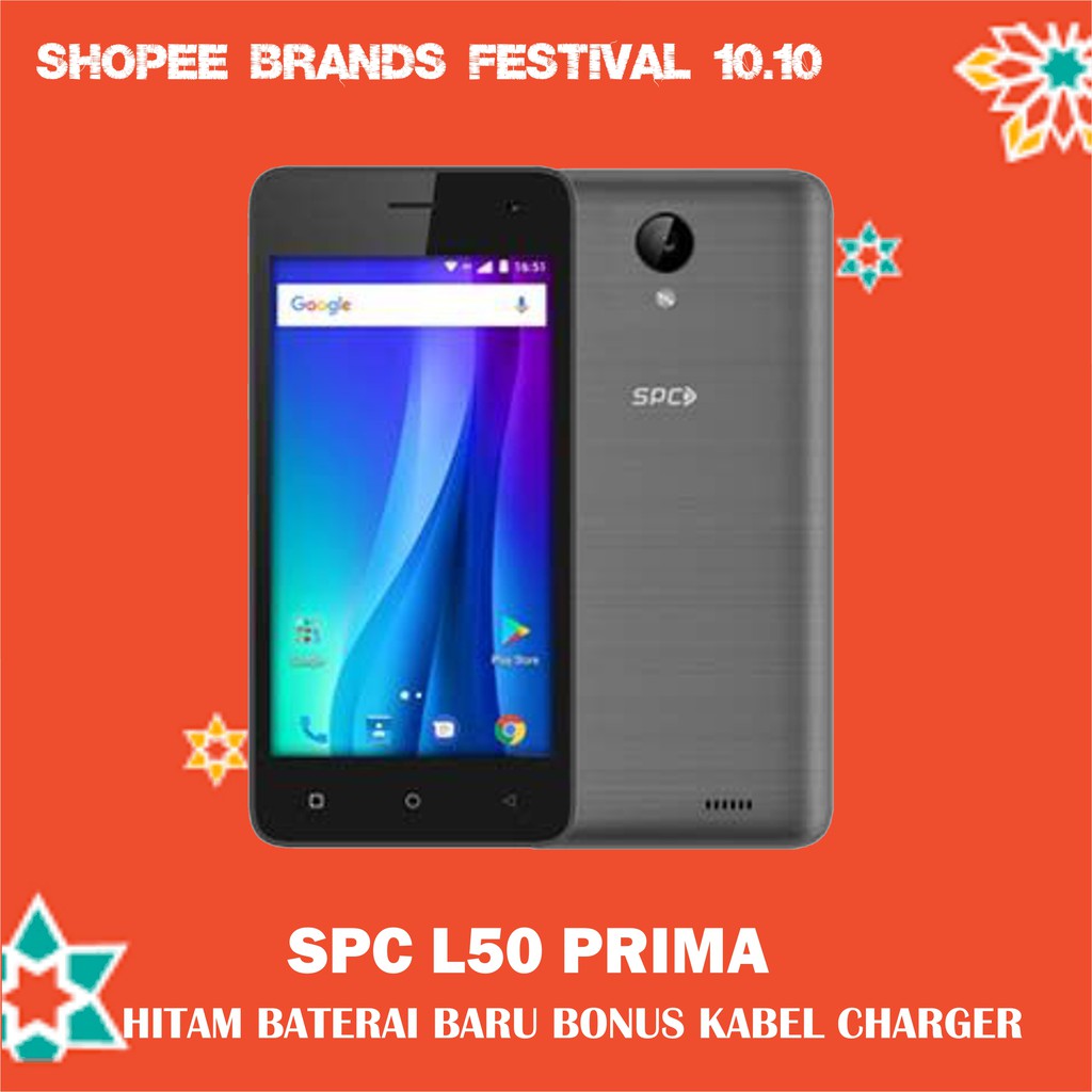SPC L50 Prima/HP Android 4G/Jaringan 4G/ Layar Besar/ Preloved/IMEI RESMI /Bonus Kabel Charger