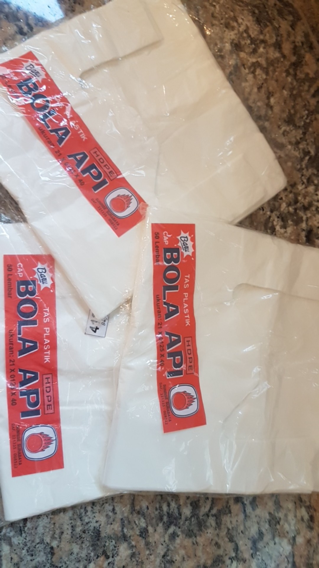 [lembar] Grosir Plastik Kantong Kresek Bola Api 21 X 40 X 0125 Putih Murah Gk06 - Grosir Plastik