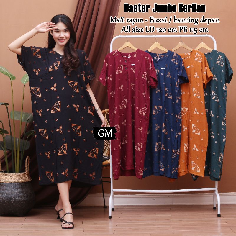 Daster jumbo busui rayon ld 120 terbaru