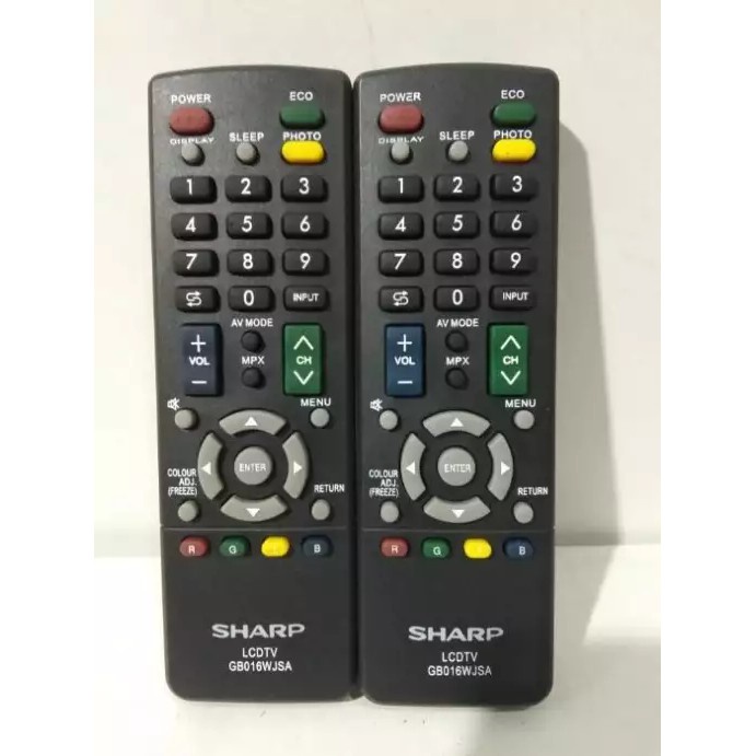 REMOT/REMOTE TV SHARP LCD/LED GB016WJSA ORIGINAL PABRIK