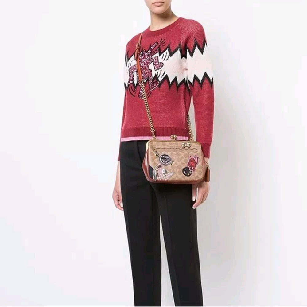 GROSIR Tas Coach X Keith Haring Kisslock Crossbody elysia