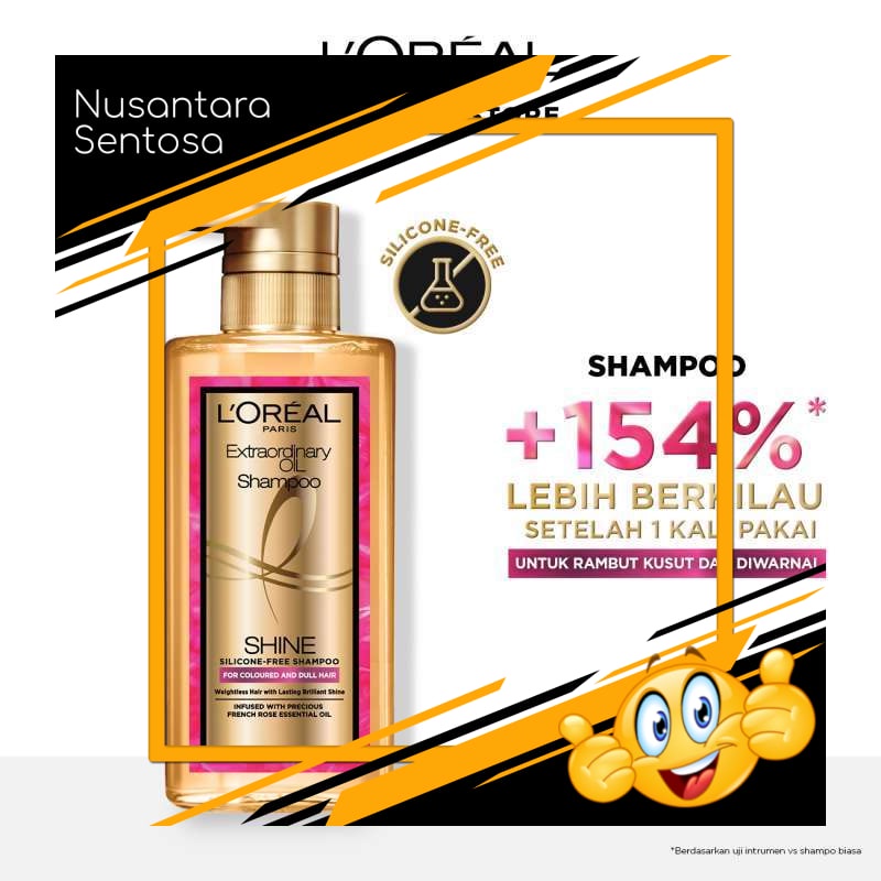 L'Oreal Paris Extraordinary Oil Premium Shampoo Shine 440ml