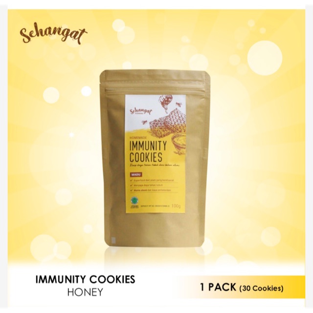 

SEHANGAT IMMUNITY COOKIES - HONEY 100gr