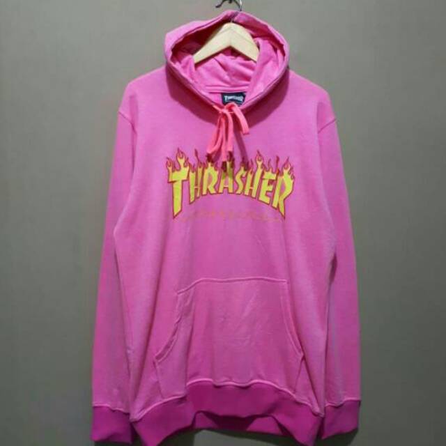 sweater thrasher pink