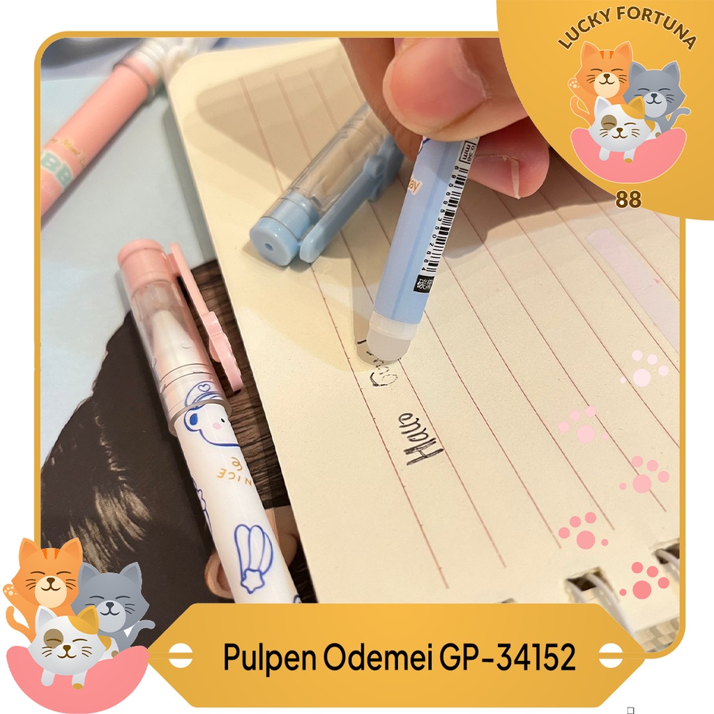 

[LuckyFortuna88] Pulpen Odemei GP 34152 1 pcs Pen Odemei Gp 34152 1pcs alat tulis kantor alat tulis sekolah lucu murah alat tulis kantor