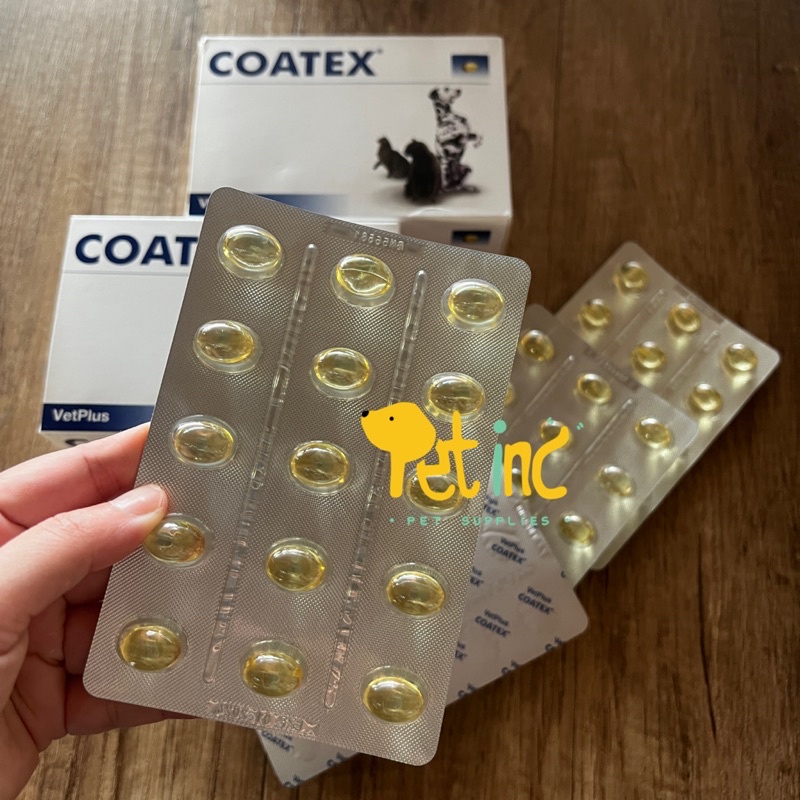 VetPlus Coatex for Hair and Skin Care for Dogs and Cats in Capsules - harga per 1 PCS