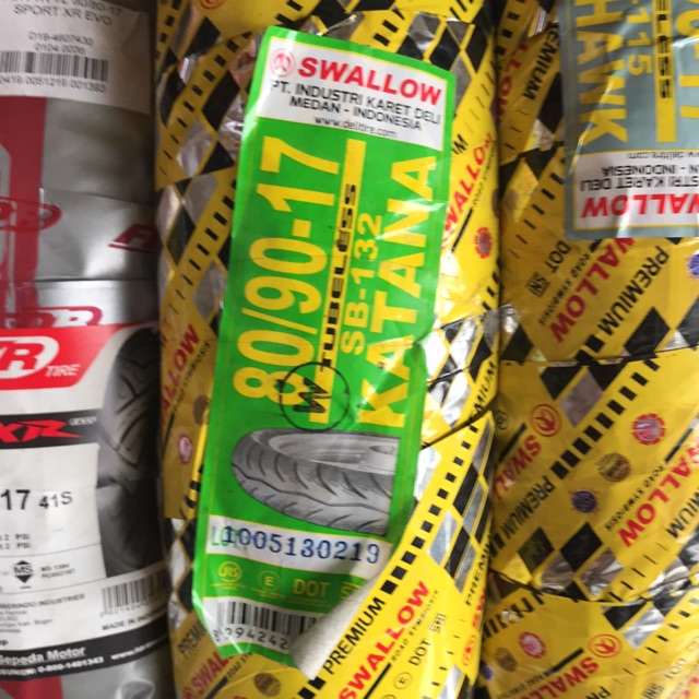 SWALLOW 80/90-17 KATANA TUBELES