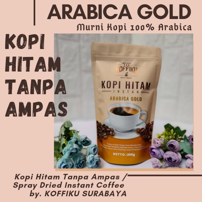

[ COD ] KOFFIKU Spray Dried Instant Coffee/ Kopi Tanpa Ampas [ARABICA GOLD] OBRAL Kode 1112