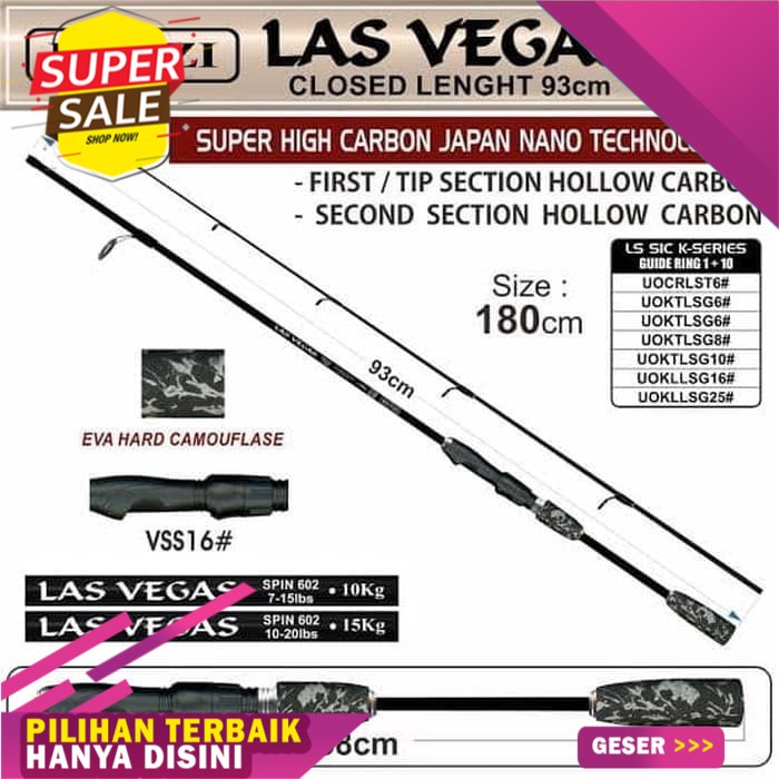 Joran Kenzi Lasvegas 180CM 10-20Lb | Power 15Kg | Full Carbon