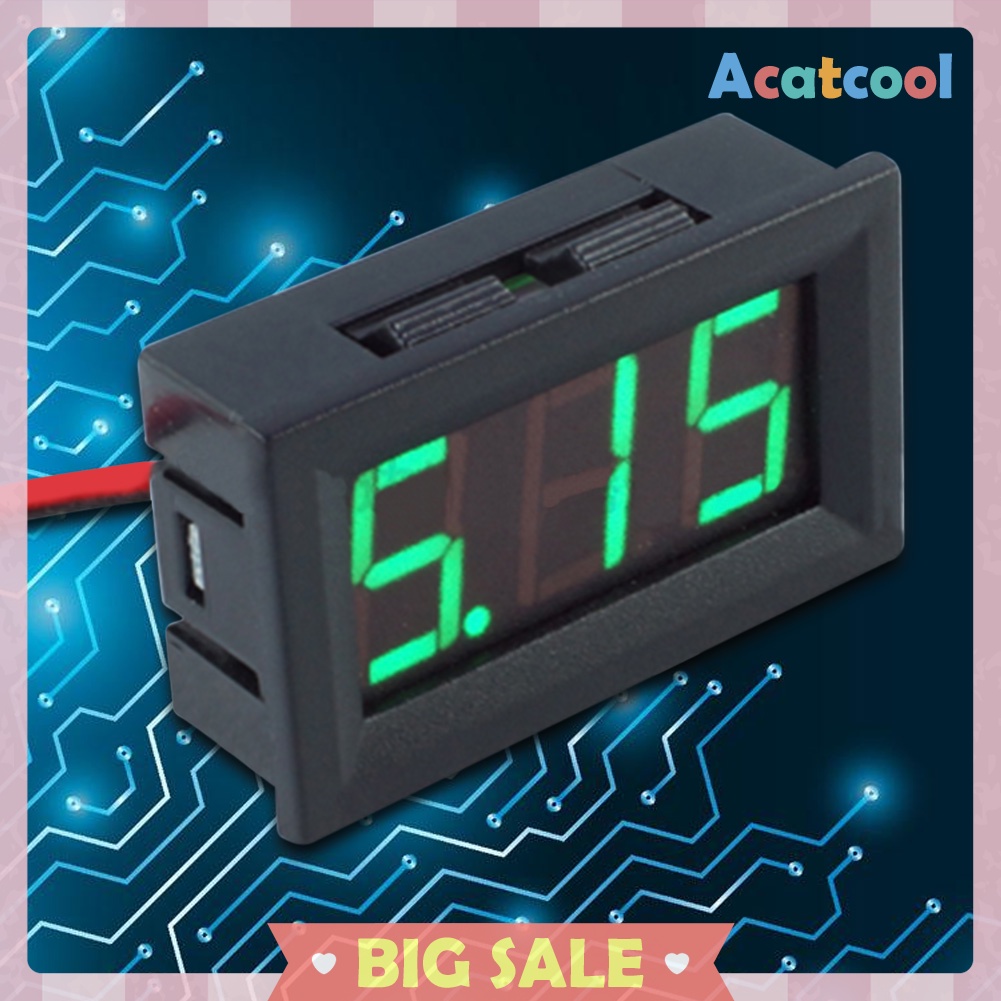 0.56inch LED Display DC 4.5-30V Two-wire Digital Voltmeter